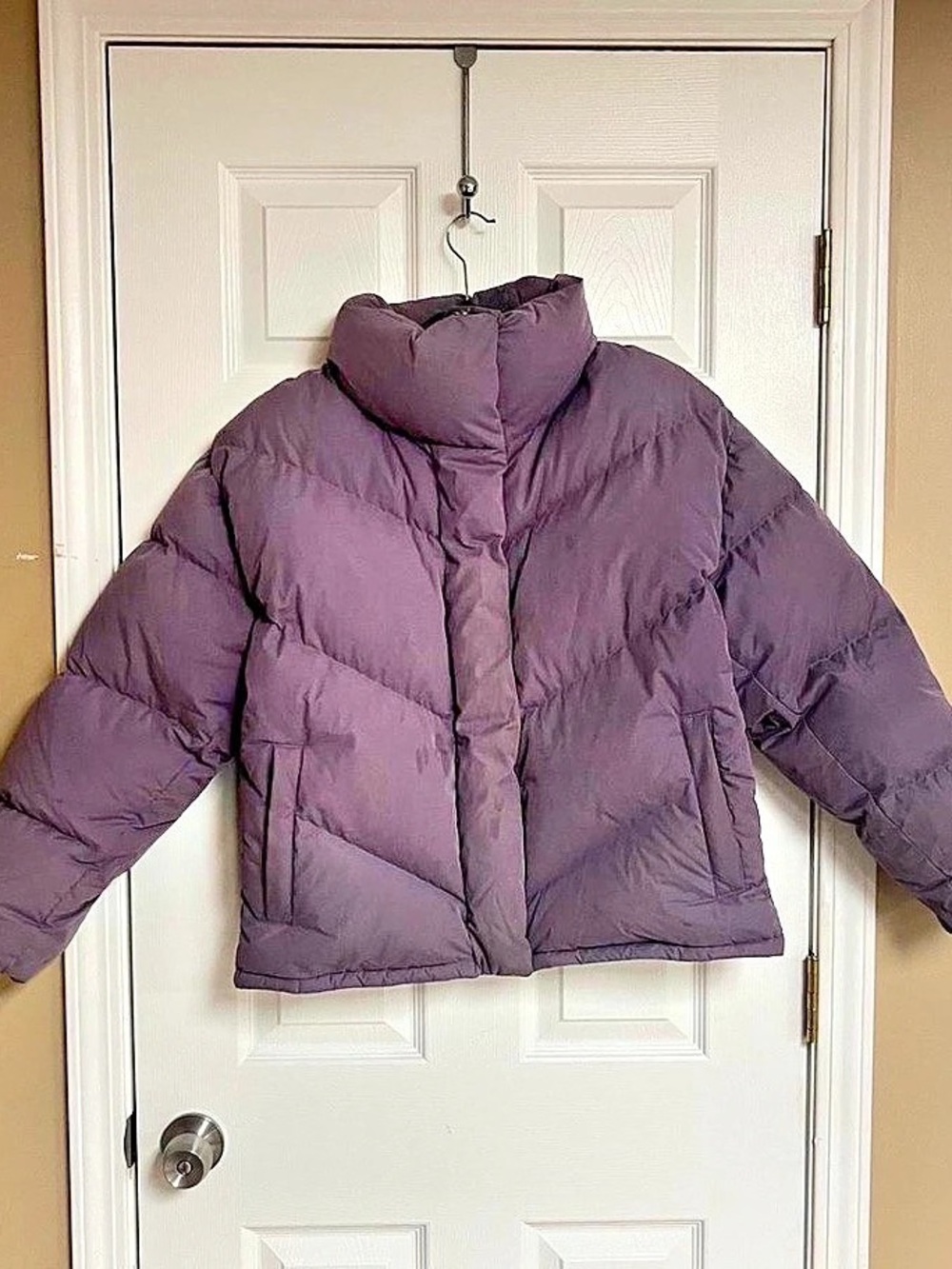 Aritzia The Super Puff Purple Puffer Jacket